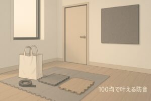 100均で叶える防音