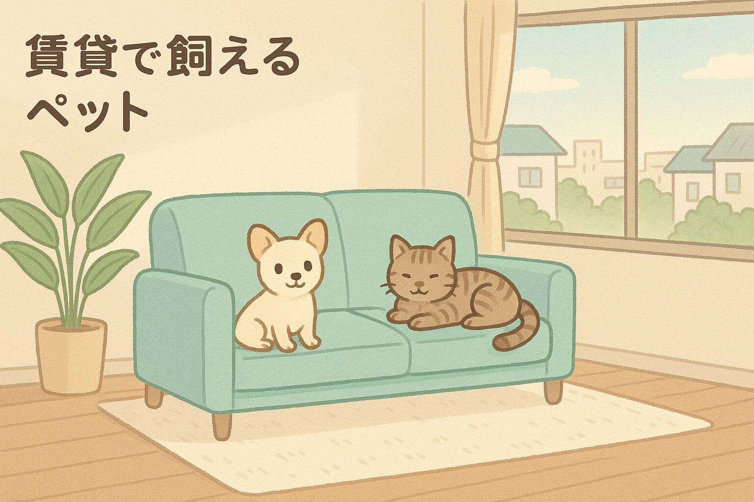 賃貸で飼えるペット徹底ガイド|「ペット可」「相談可」の違い・物件選び・防音と臭い対策まで