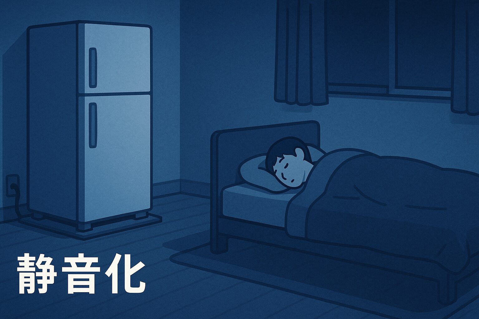 ワンルームの冷蔵庫騒音を「置き方×防振×設定」で徹底改善