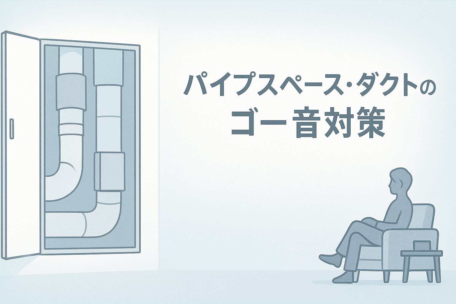 パイプスペース・ダクトのゴー音対策｜静かにする3つの工夫