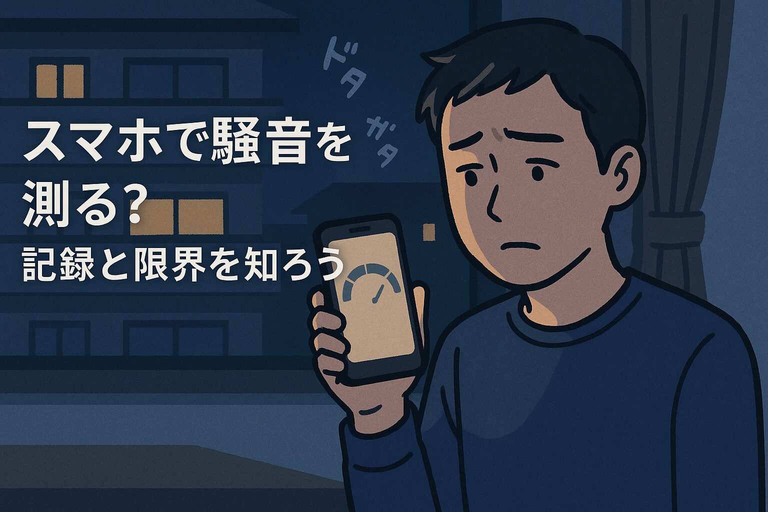 スマホで騒音を測る方法と限界|相談で損しない記録術