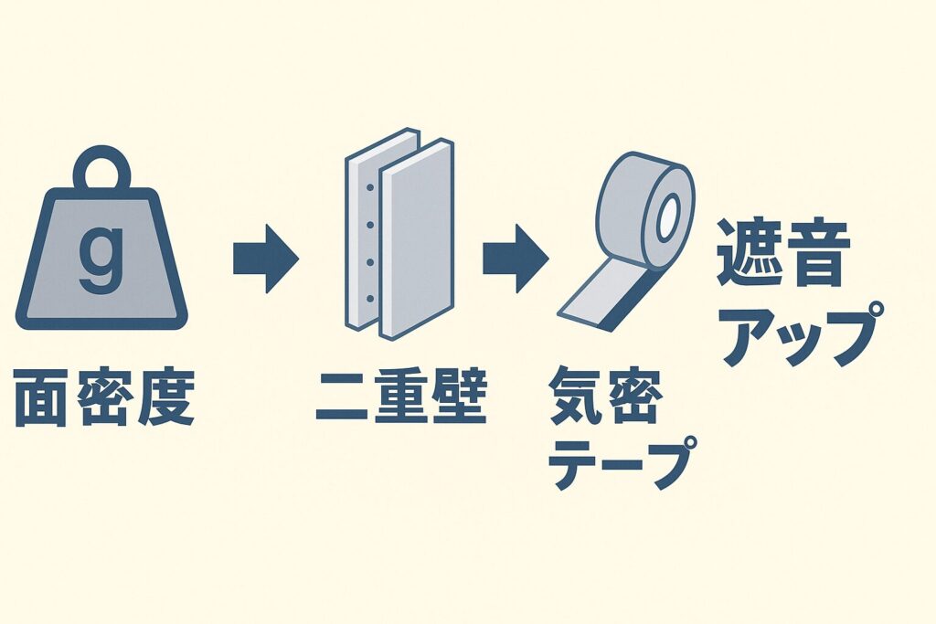 遮音アップのコツ
