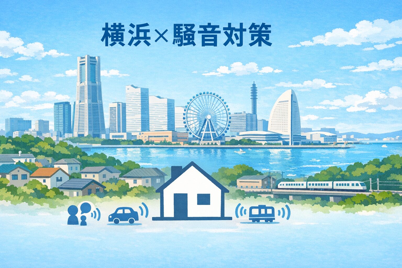 横浜市内で住みたい街10選｜騒音と防音で比較
