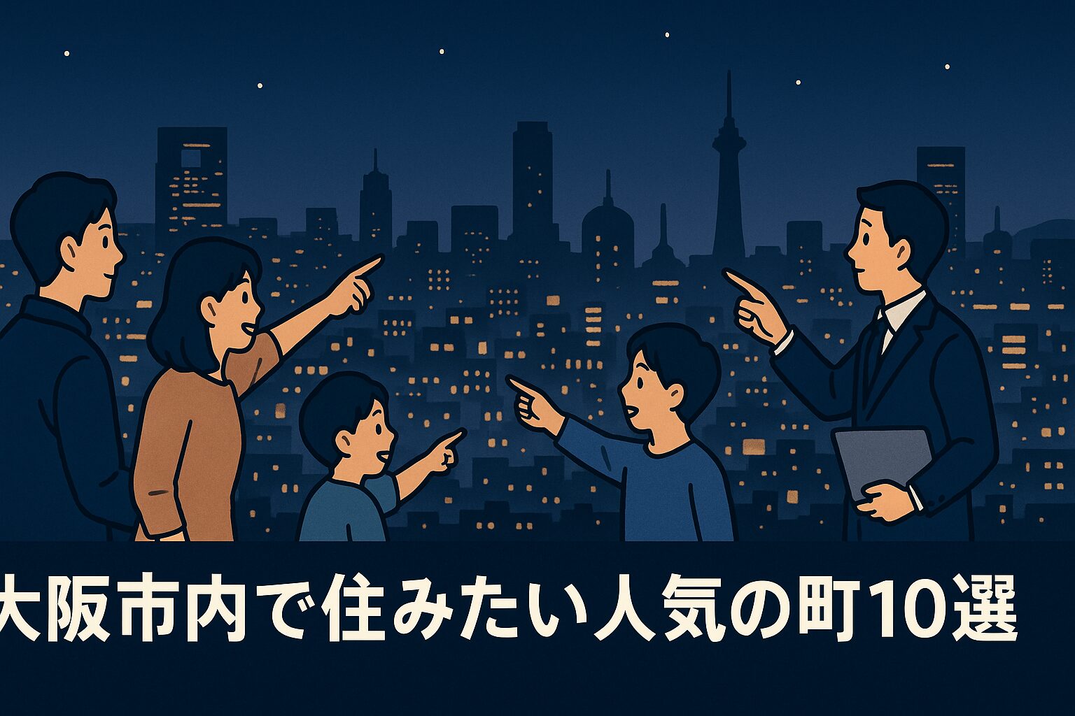 大阪市内で住みたい人気の町10選|治安・アクセス・家賃・騒音事情
