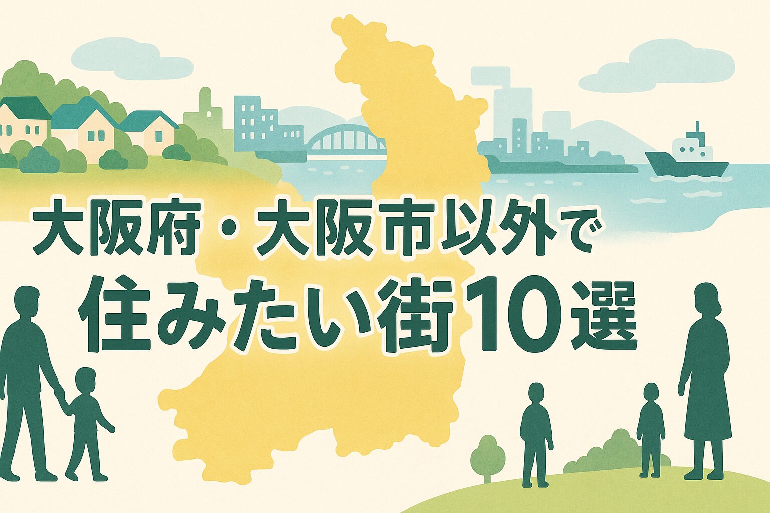 大阪府・大阪市以外で住みたい街10選