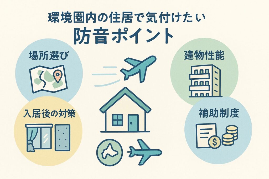 環境圏内の防音ポイント
