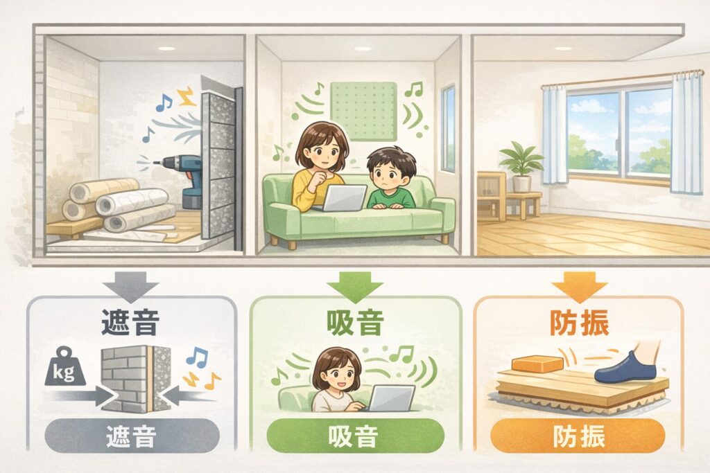 遮音・吸音・防音