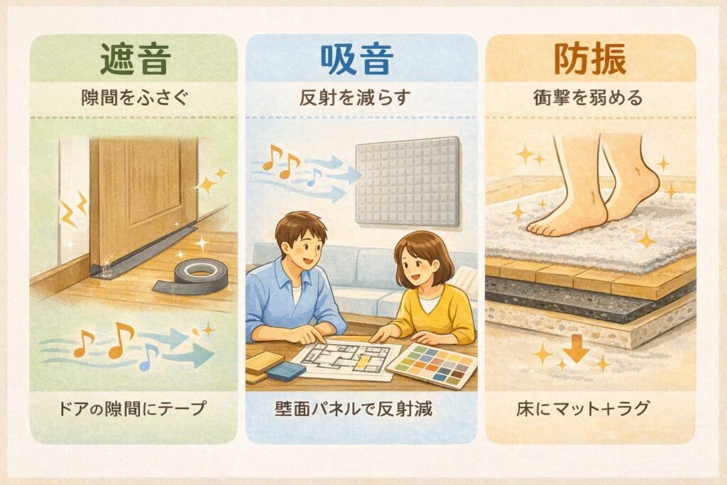 遮音・吸音・防振