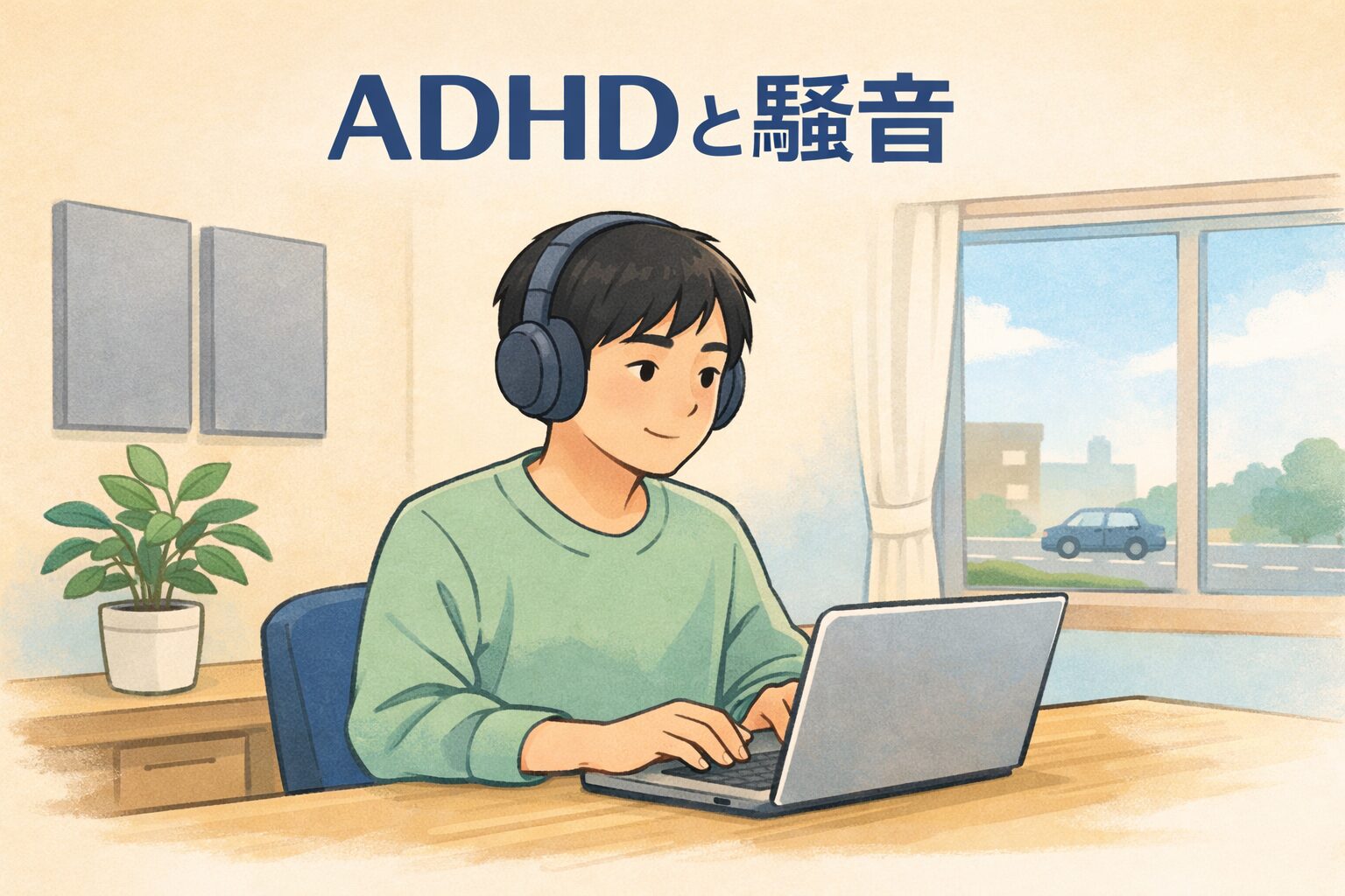 ADHDと騒音｜音に疲れる理由と対策