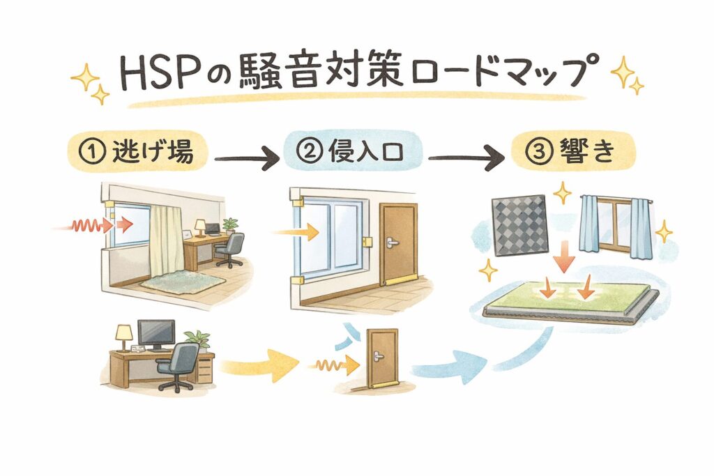 HSPの騒音対策ロードマップ