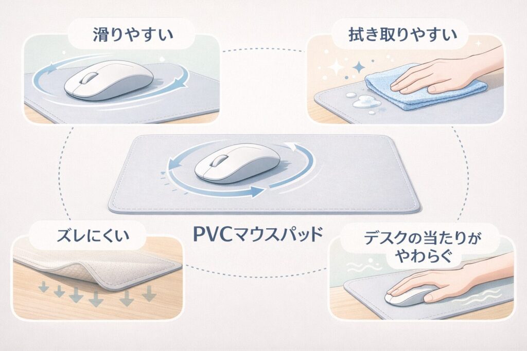 PVCマウスパッドの特徴